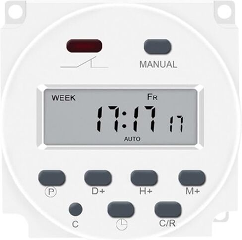 220V 110V 24V 12V CN101A توقيت توقيت الطاقة الرقمي قابل للبرمجة مرحل 16A CN101 (AC220V) in Saudi Arabia