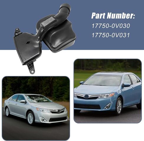 XQSMWF Air Intake Tube Inlet Assembly Hose 177500V030 177500V031 Compatible with Toyota Camry Hybrid LE Hybrid XLE L LE SE XLE 2.5L L4 2012 2013 2014 2015 2016 2017 in Saudi Arabia