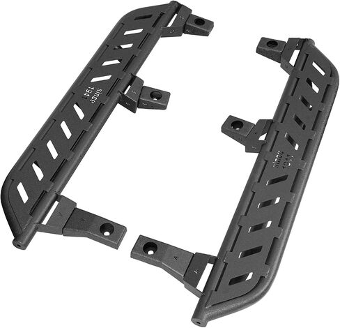 u-Box Wrangler TJ Rock Guards Running Board Side Step Armor for 1997-2006 Jeep Wrangler TJ - 5.27-inch Drop Down Tubular Rocker Rails in Saudi Arabia