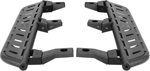 u-Box Wrangler TJ Rock Guards Running Board Side Step Armor for 1997-2006 Jeep Wrangler TJ - 5.27-inch Drop Down Tubular Rocker Rails in Saudi Arabia