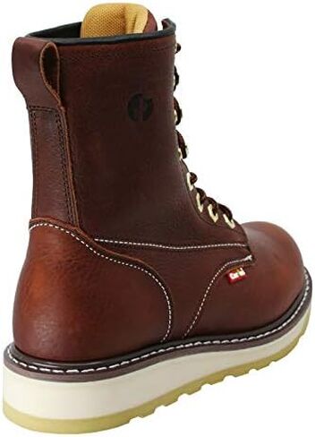 CACTUS Men’s 8" Soft Toe Oil Tumbled Full Grain Leather High Flexibility Polyurethane and Rubber Dual Density Outsole Gardening Landscaping Work Boot in Kuwait
