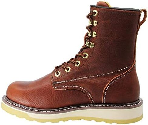 CACTUS Men’s 8" Soft Toe Oil Tumbled Full Grain Leather High Flexibility Polyurethane and Rubber Dual Density Outsole Gardening Landscaping Work Boot in Kuwait
