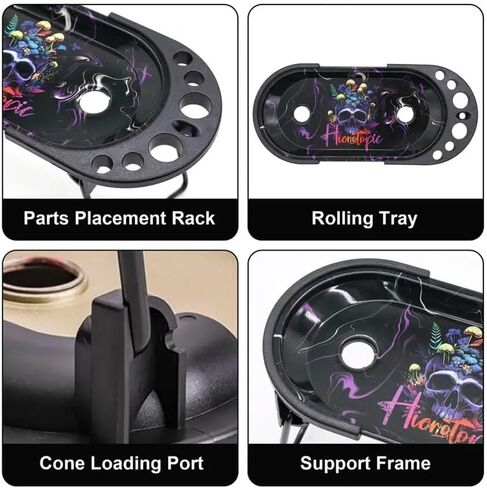 8.5x3.5 Inch Metal Decorative Tray for King Size&1 1/4 Size-ColorB in Saudi Arabia