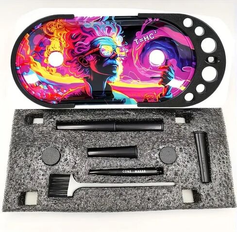 8.5x3.5 Inch Metal Decorative Tray for King Size&1 1/4 Size-ColorB in Saudi Arabia