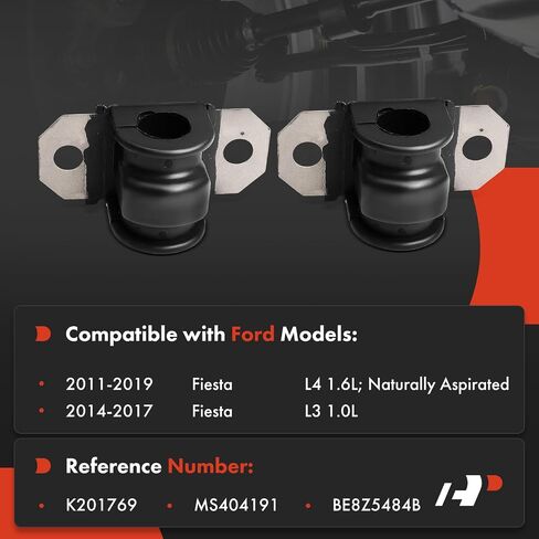 A-Premium 2 × الأمامية لإطار الباتبة الباربية ، متوافقة مع فورد فييستا 2011-2019 in Saudi Arabia