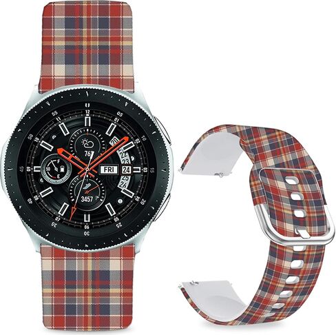 أشرطة Hello Ki Sweet Blue متوافقة مع ساعة Samsung Galaxy Watch 6/Watch 5/Watch 4/Watch 42mm/Watch 3 41mm/Active 2 44mm/Active 40mm/Gear Sport/S2 Classic/TicWatch 2 حزام كرتوني فاخر 20 مم in Kuwait