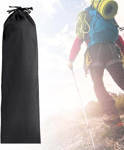 Nylon Drawstring Bags Portable Storage Bag Camping Carrier Organizer Carrying Bag Pouch for Hiking Fishing Tent Poles Backpacking Traveling, 21cmx60cm in Saudi Arabia