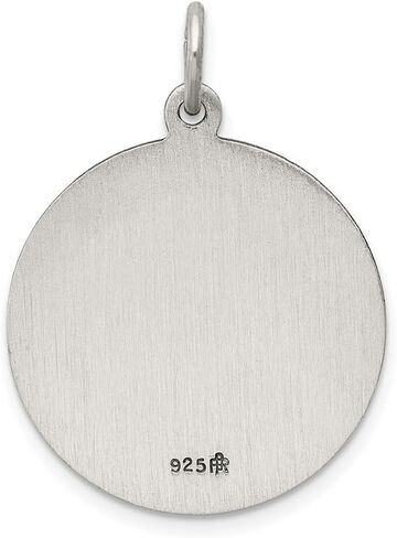 925 sterling Silver Silver Heart of يسوع ميدالية قلادة (L- 30 مم ، W- 22 ملم) in Saudi Arabia