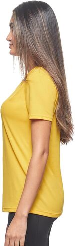 Expert Brand USA-Made Women's Oxymesh Dry Fit V Neck Athletic T-Shirt in Kuwait