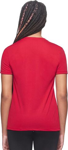 Expert Brand USA-Made Women's Oxymesh Dry Fit V Neck Athletic T-Shirt in Kuwait