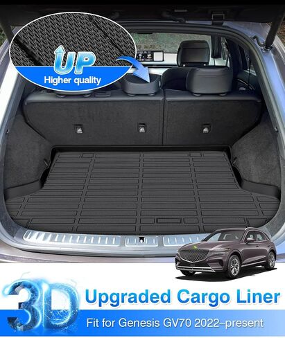 Cartist Cargo Liner متوافق مع شيفروليه ماليبو 2016 2017 2018 2019 2020 2022 2023 2024 سجادة أرضية صندوق السيارة مضادة للانزلاق عديمة الرائحة عالية الجانب ثلاثية الأبعاد in Kuwait