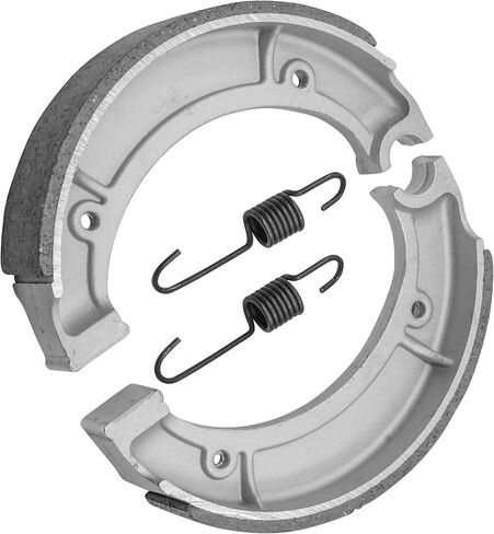 Caltric Rear Brake Shoes Compatible with Yamaha Big Bear 400 Yfm400 Yfm-400 2Wd 4Wd 2000 2001 2002 2003 2004 New in Saudi Arabia