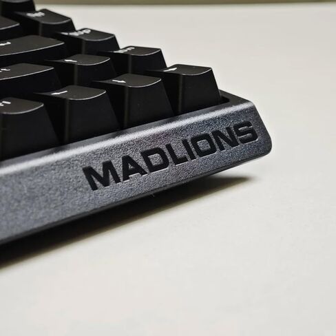Hyekit x FGG MADLIONS MAD 68 HE RGB 60% Wired Magnetic Switch Mechanical Gaming Keyboard with Adjustable Actuation, Rapid Trigger Mode, Side Print Keycaps, 16 Million Colors RGB, for PC/Mac, White in Saudi Arabia