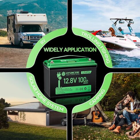 بطارية 12V 100AH MINI LIFEPO4 ، بطارية ليثيوم قابلة لإعادة الشحن مع 100A BMS ، عرض الشاشة ، MAX.1.28KWH ، ما يصل إلى 15000 دورة وعمر 10 سنوات للأنظمة الشمسية ، التخييم in Kuwait