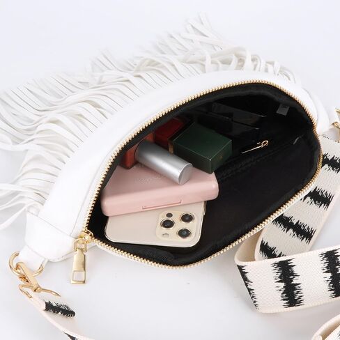 Hoce Women Fanny Packs Glitter Weist Bag Bag Bag Bag Bag Multi-Functional Bag Bag Beal Pink Bag مع حزام قابل للتعديل in Kuwait