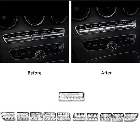 Car Care Contracting لوحة سرعة مروحة غطاء زر مرسيدس-بنز W205 C GLC Class X253 C253 2015 2015 in Kuwait