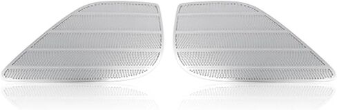 2pcs Stainless Steel Silver Rear Door Audio Speaker Cover for Hyundai Palisade 2019-2023 Car Auto Moulding Accessories in Saudi Arabia