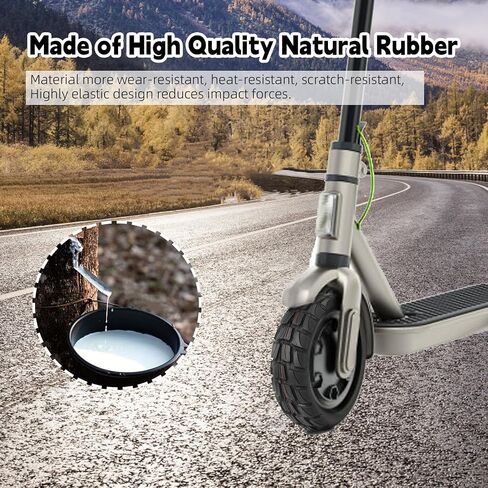 80/65-6 Off-Road Vacuum Tire, 10x3 255x80 Off Road Tubeless Tire, 10 Inch Electric Scooter Replacement Tire, With Tire Air Valve, for Nanrobot D4+/D5+/D6+/Apollo Pro/Varla Eagle One Electric Scooter in Kuwait