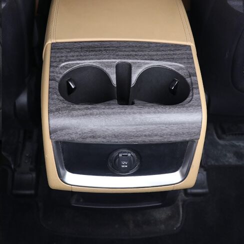 Auto Central Concole Cup Cup Storage Box Cover Cover Cover for Kia Carnival KA4 2021-2025 LHD RHD (Carbon Carbon) in Saudi Arabia