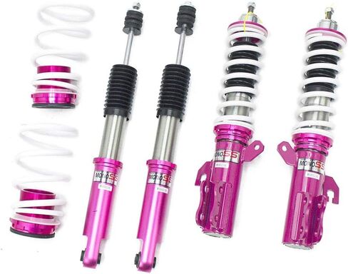 Godspeed MSS0216-B MonoSS Coil-overs Suspensions Kit for #Nissan Versa Note (E12) 2014-19, 16 Levels Damping, Ride Height Adjustable in Saudi Arabia