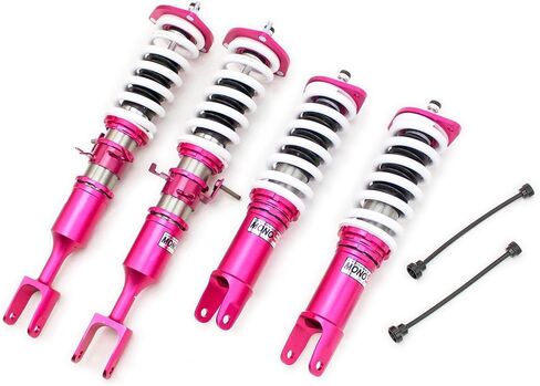 Godspeed MSS0270-B MonoSS Coil-overs Suspensions Kit for #Infiniti G35 Coupe (V35) 2003-07 / G35 Sedan RWD (V35) 2003-06, 16 Levels Damping, Ride Height Adjustable in Saudi Arabia