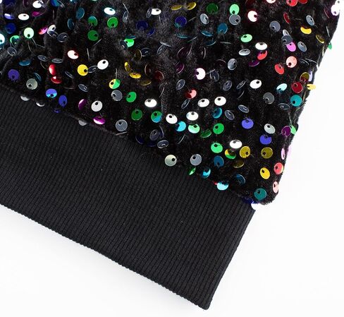 Hanna Nikole Women Plus Size Sequin Bomber Jacket Casual Long Sleeve Sparkly Blazer Bomber Jacket with Pockets for Party in Saudi Arabia