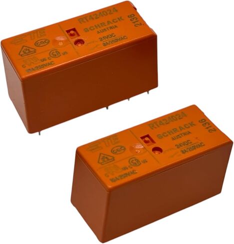 (حزمة من 2) RT424024 24VDC 8PINS DPDT 8A 24V POWER RELAY in Saudi Arabia