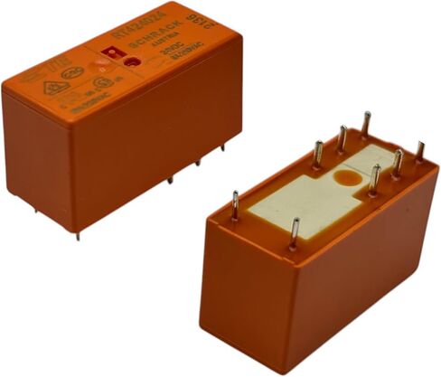 (حزمة من 2) RT424024 24VDC 8PINS DPDT 8A 24V POWER RELAY in Saudi Arabia