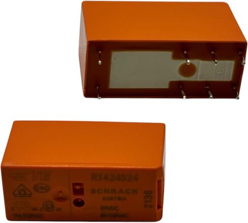 (حزمة من 2) RT424024 24VDC 8PINS DPDT 8A 24V POWER RELAY in Saudi Arabia