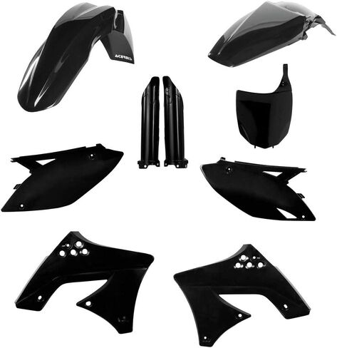 Acerbis مجموعة بلاستيكية كاملة أسود ل Kawasaki KX250F 2009-2012 in Saudi Arabia