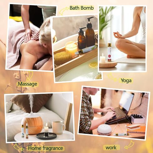 Winter Essential Oil Set,10 Pcs Christmas Holiday Fragrance Oils for Diffusers for Home, Laundry, Candle Making, Aromatherapy - Frankincense, Lavender, Vanilla, Cinnamon, Chamomile and More in Kuwait