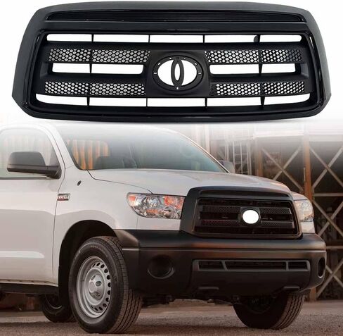 تجميع مصبحة المصد العلوي الأمامي متوافق مع 2010-2013 Toyota Tundra قشرة أسود وإدراج (أسود) in Kuwait