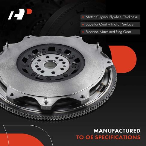 A-Premium Dual Mass Flywheel متوافق مع Ford Mustang 2011 2012 2013 2014 V6 3.7L ، استبدل# BR3Z-6477-B ، BR3Z647B in Saudi Arabia