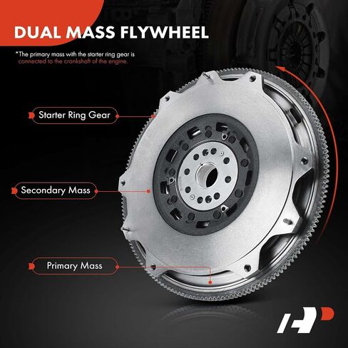 A-Premium Dual Mass Flywheel متوافق مع Ford Mustang 2011 2012 2013 2014 V6 3.7L ، استبدل# BR3Z-6477-B ، BR3Z647B in Saudi Arabia