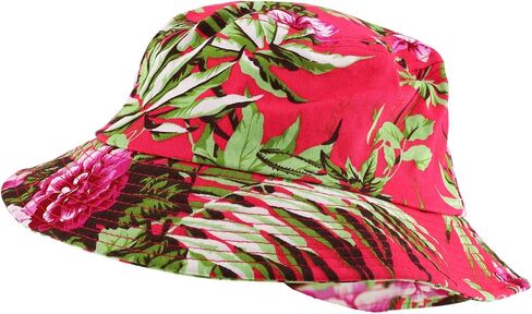 Floral Designed Crushable Cotton Bucket Hat in Saudi Arabia