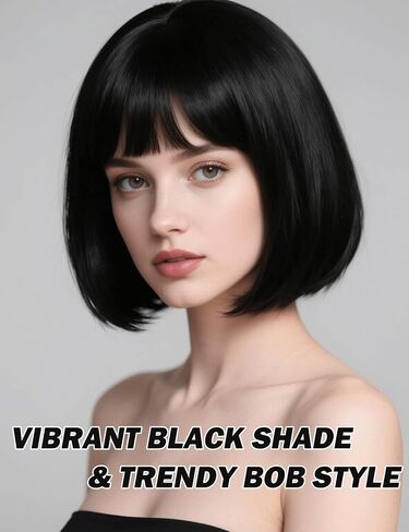 Hot Pink Bob Wig Synthetic Heat-Resistant Dark Pink Wig with Adjustable Straps, Natural Looking Soft Bob Wig for Halloween Costume Party in Kuwait