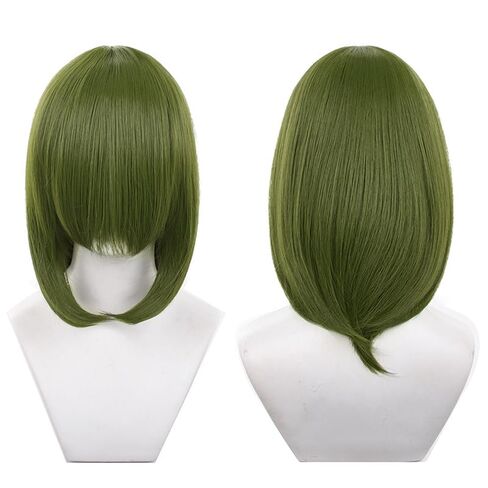 047-cyan مع الانفجارات الطويلة 40 سم/1.77FEET بطول الكتف COSPLAY COSPLAY شعر مستعار مقاومة للحرارة in Kuwait