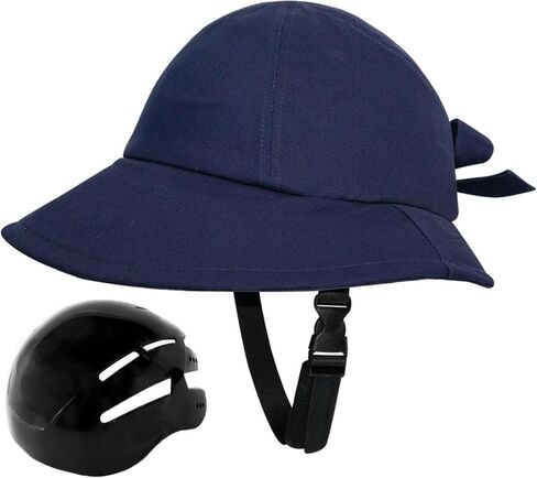 Women's Wide Brim Bucket hat with Bicycle Helmet Sun hat Suitable for Cycling Adult Head Protection in Saudi Arabia