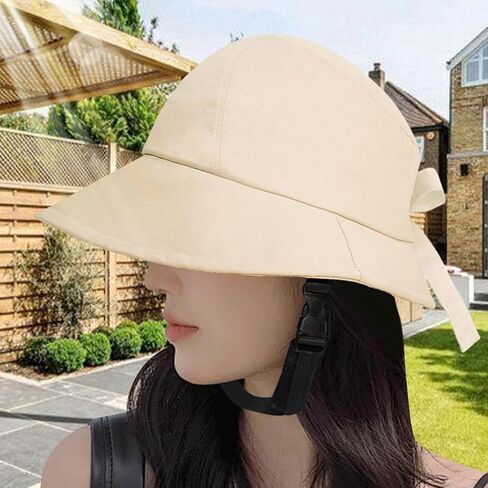 Women's Wide Brim Bucket hat with Bicycle Helmet Sun hat Suitable for Cycling Adult Head Protection in Saudi Arabia