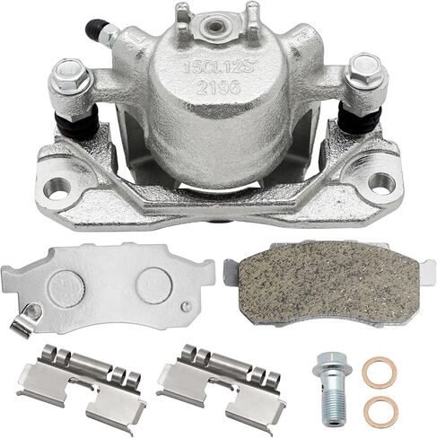 M Mati Mati Left Brake Caliper & Ceramic Pads Kit Honda Big Red 700 MUV700 2009 2010 2011 2013 2013 45150-HL1-A01 45150-HL1-A02 06451-HL1-A01 in Kuwait