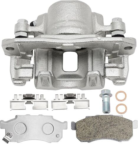 M Mati Mati Left Brake Caliper & Ceramic Pads Kit Honda Big Red 700 MUV700 2009 2010 2011 2013 2013 45150-HL1-A01 45150-HL1-A02 06451-HL1-A01 in Kuwait