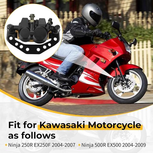 M Mati Front Brake Caliper لـ Kawasaki Motorcycle Ninja 500R EX500 2004-2009 Ninja 250R EX250F 2004-2007 43080-5013-DJ in Saudi Arabia