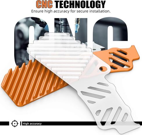 ألومنيوم خلفي الفرامل الفرجار بالزجار المبرد التبريد المبرد مع 690 ENDURO R 2009-2023 ، 690 SMC R 2014-2024 ، متوافق مع Husqvarna 701 ENDURO R/Supermoto 2016-2023 ، CNC ، Orange ، راجع التزامن in Kuwait