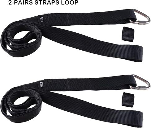 Bodyloop Contortion Aerial Strap 2 pairs Delta Quick Link Rigging Hardware Safely Situations Black in Kuwait