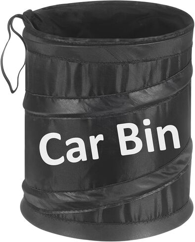 تعاني من قيام Harfington CAN Trash 0.9 جالون قابلة للطي مقاومة للتسرب من Oxford Cloth Garbage منظم محمولة صناديق القمامة الشاحنة المضادة للماء لشاحنة السيارات الأمامية in Kuwait