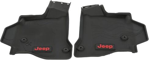 Mopar Jeep Gladiator Front & Rear Complete Set of 4 Rubber Floor Mats OEM in Saudi Arabia