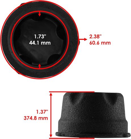 Caltric 4x Front and Rear Left Right Wheel Cap Compatible with Suzuki Eiger LT-F400 2x4 4x4 2003 2004 2005 2006 2007 in Kuwait