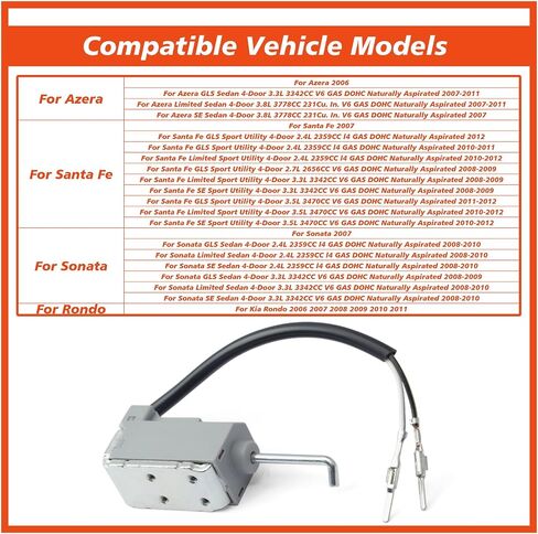 95840-2b000 ملزمة الملف اللولبي ATA استبدال الملف اللولبي للملفات اللولبية لـ Hyundai Santa Fe 2007-2012 لـ Azera 2006-2011 لـ Sonata 2007-2010 لـ Kia Rondo 2006-2011 استبدال 958402b000 in Saudi Arabia