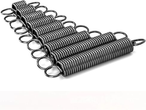 Mdingbao-Extension Springs Wire Diameter Φ2.5mm OD14mm~25mm Spring Steel Tension Spring Closed Hook Cylindroid Helical Pullback Extension Coil, Good Stretching Ability(150mm (2Pcs),24mm) in Saudi Arabia