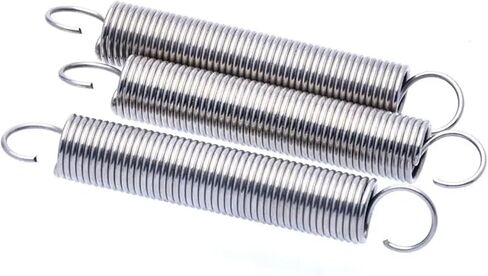 Mdingbao-Extension Springs Wire Diameter 1.0mm Stainless Steel S Hook Cylindroid Helical Pullback Extension Tension Spring, Good Stretching Ability(30mm(2pcs),10mm) in Saudi Arabia